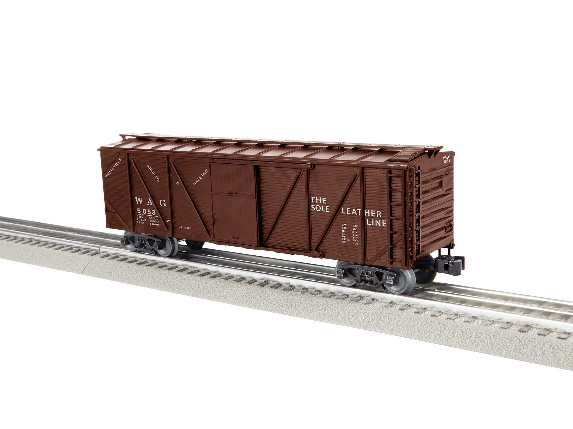 Wellsville Addison & Galeton Single Sheath Boxcar 5053